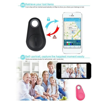 Mini rastreador inteligente para mascotas, llaves, carteras, niños, celular, etc.