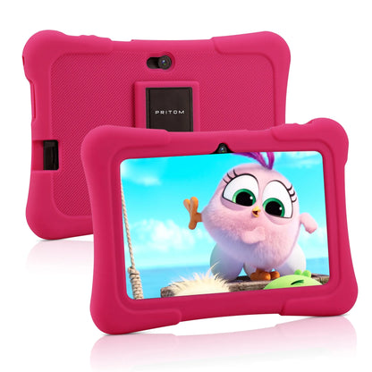 Tablet para niños de 7 pulgadas Quad Core Android 10 32GB WiFi Bluetooth software educativo instalado