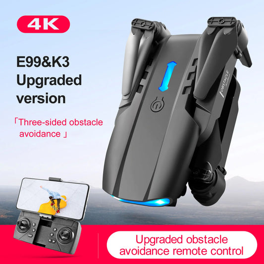 E99 K3 Pro Drone HD 4k Dual Camera High Maintenance Mode Foldable Mini RC WIFI Aerial Photography Quadcopter Toys Helicopter