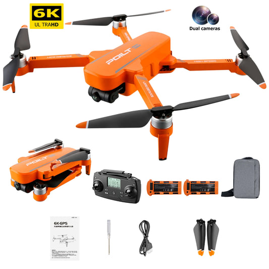 JJRC X17 GPS Drone 5G WiFi 6K ESC HD Camera 2-Axis Gimbal Optical Flow Position Brushless Motor Foldable RC Quadcopter Pro 