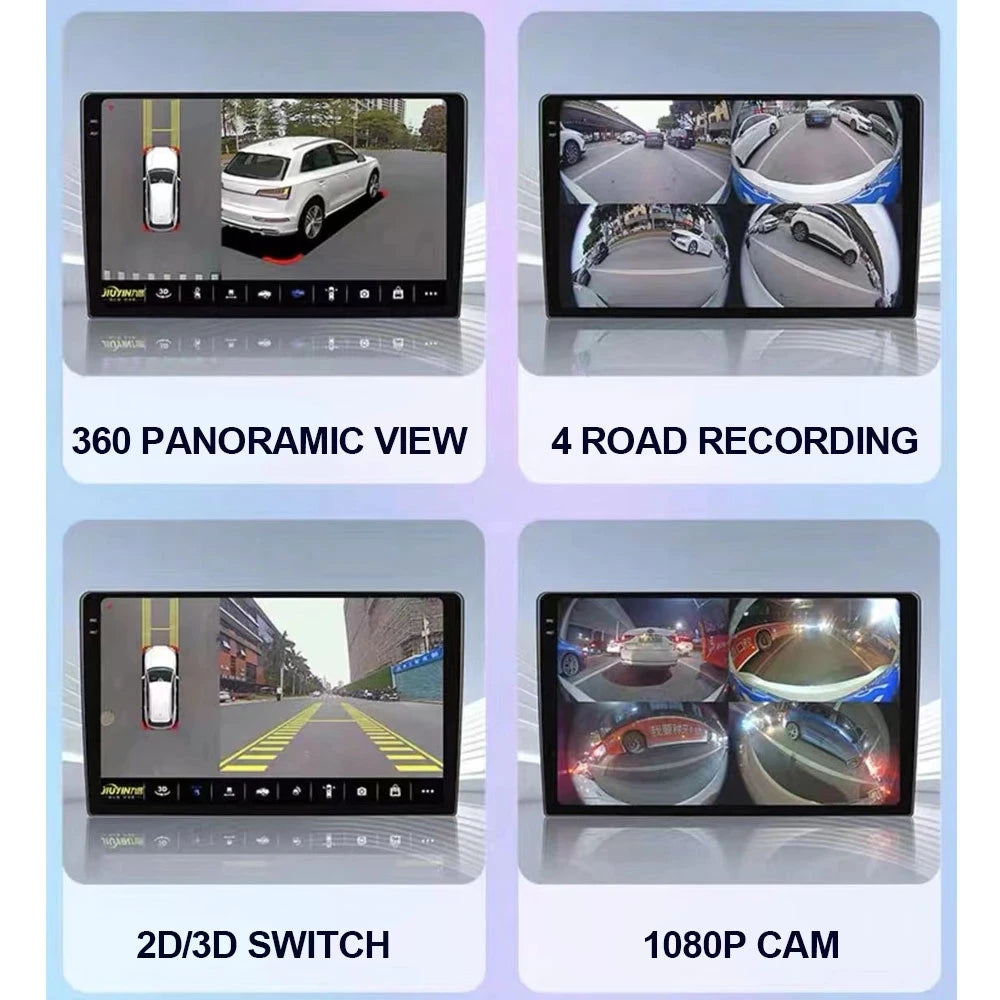 360 ° Panoramic Camera 1080P HD Rear / Front / Left / Right 360 Sony Accessories for Car Android Radio sony