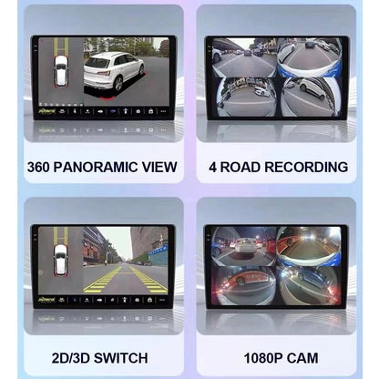 360 ° Panoramic Camera 1080P HD Rear / Front / Left / Right 360 Sony Accessories for Car Android Radio sony