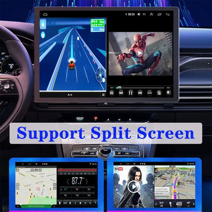 Evean-Radio Reproductor Android 13 con sistema de cámara panorámica 360, GPS para vehiculo, permite pantalla dividida, señal 4G, 32G, ocho núcleos, inalámbrico, Carplay, 2 din