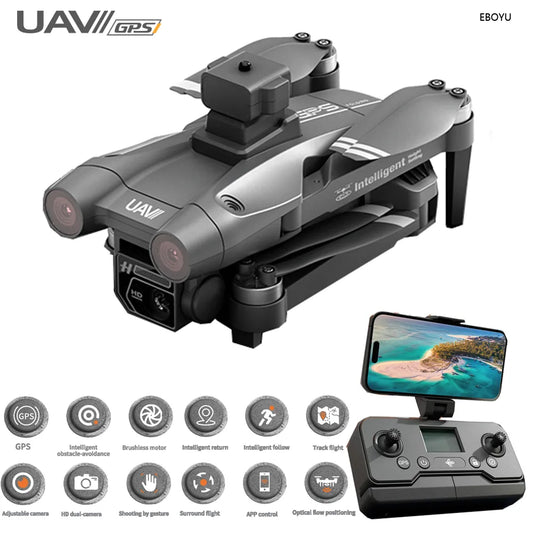 JJRC X28 Foldable Drone with Brushless Motor Optical Flow Quadcopter 2.4G WIFI FPV 4K EIS HD Camera Obstacle Avoidance 