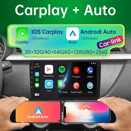 9 inch Car play Android Radio Multimedia CarPlay Android Auto 2 din stereo receiver Player 8 Core For Toyota Nissan Honda kia vw