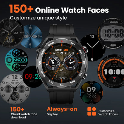 +1000 sold in Chiina HAYLOU Watch R8 Smart watch 1.43-inch high-definition amoled screen smart watch Bluetooth call and voice assistant military-class rugged watch 