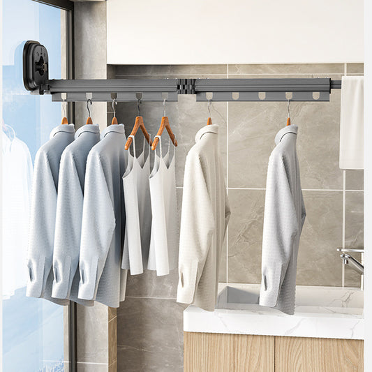Suction-Fixed Folding Clothes Airer 
