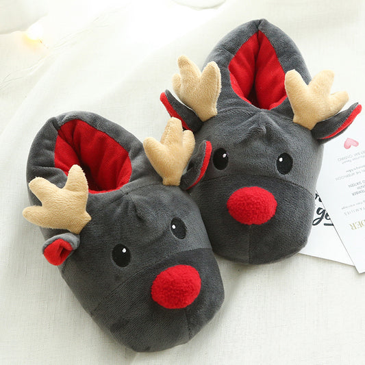 Beautiful unisex moose slippers